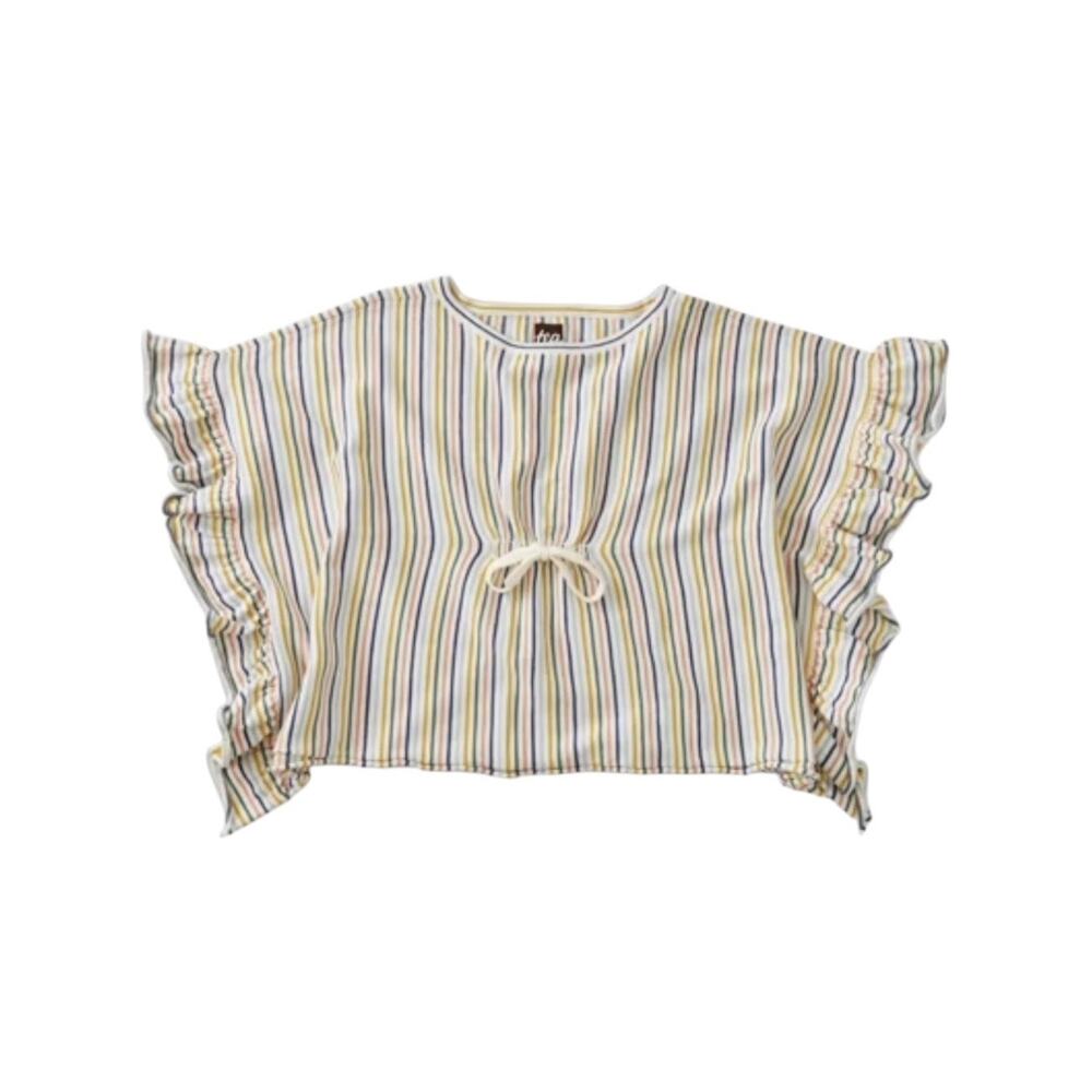 NEW Tea Collection Chalk Striped Sweater Poncho size 6 7 Medium